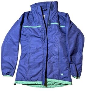 Smartpak Winter Jacket Navy Green XS Quilted Lined Equestrian Riding Coat Warm
